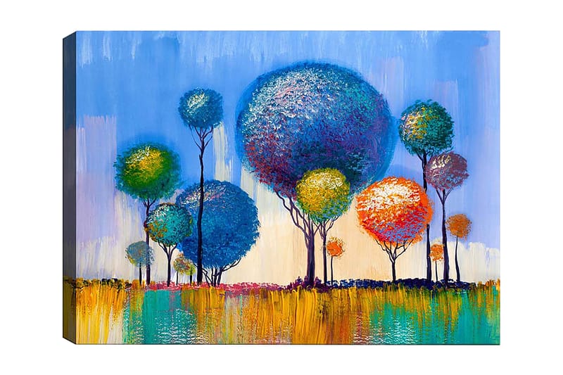 Koristeellinen Canvastaulu 50x70 cm - Monivärinen - Sisustustuotteet - Taulu & taide - Canvas-taulu