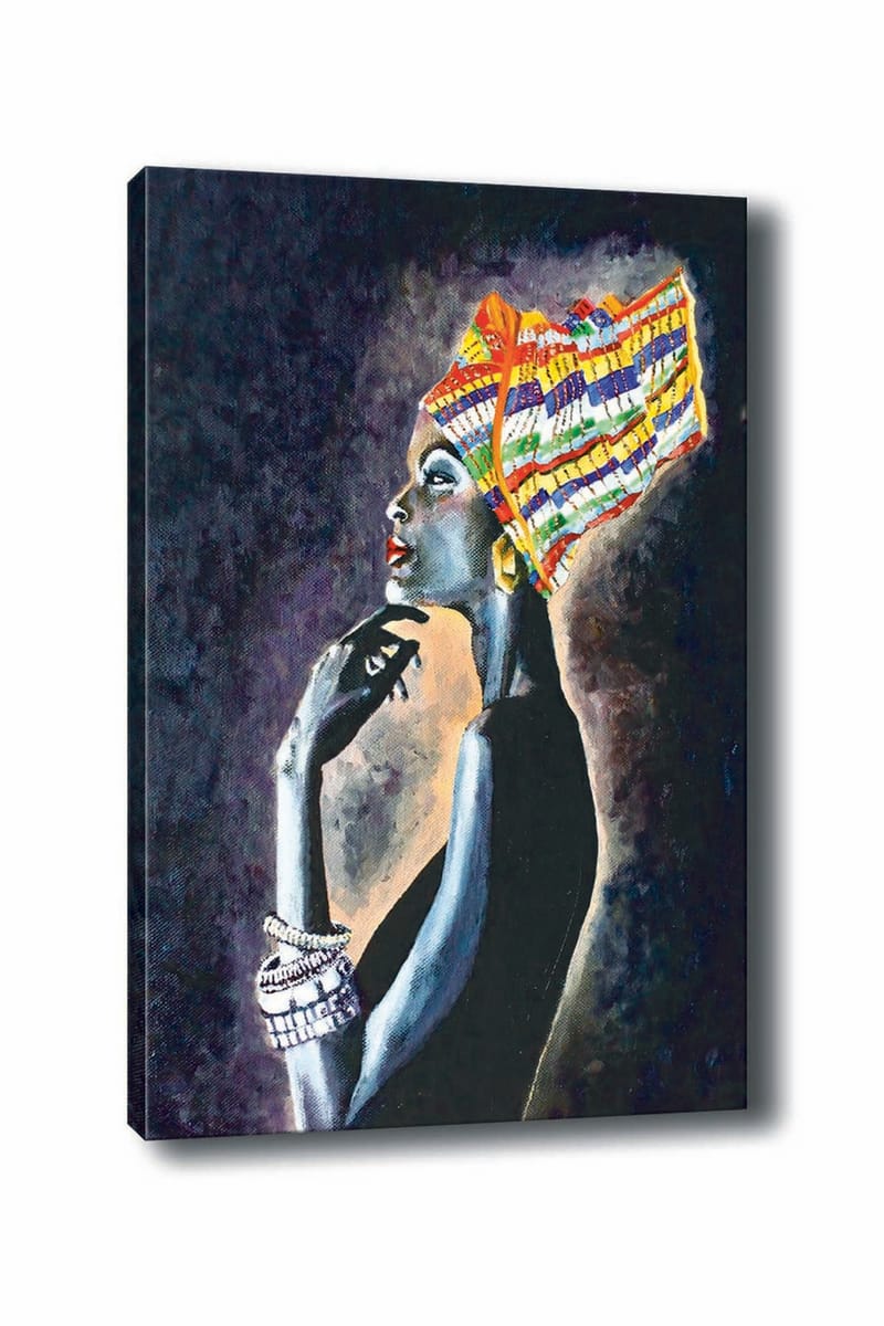 Koristeellinen Canvastaulu 50x70 cm - Monivärinen - Sisustustuotteet - Taulu & taide - Canvas-taulu