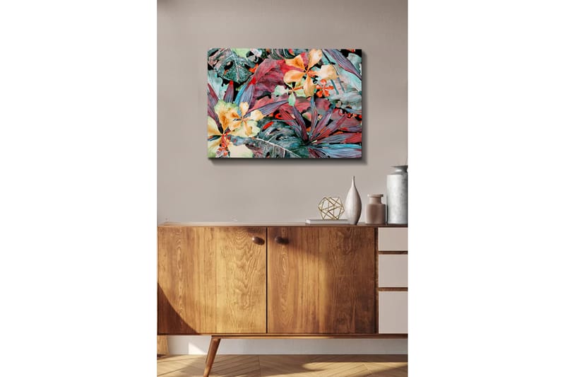 Koristeellinen Canvastaulu 50x70 cm - Monivärinen - Sisustustuotteet - Taulu & taide - Canvas-taulu