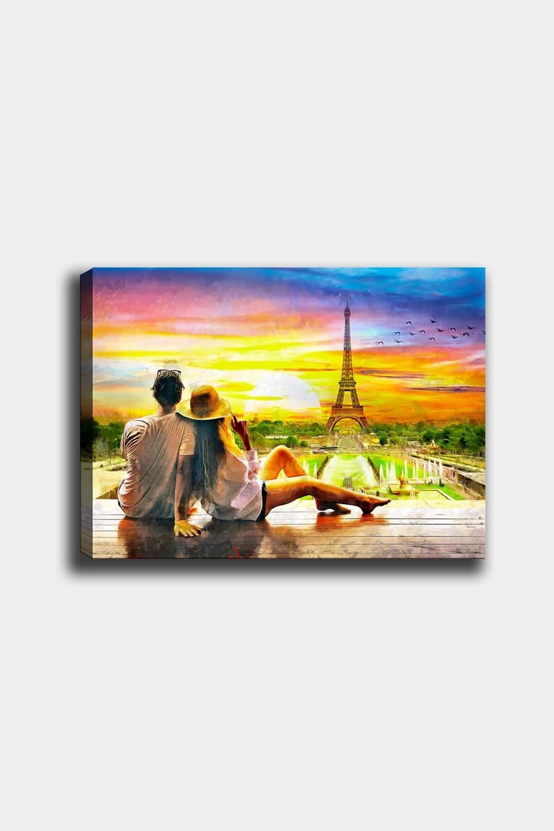 Koristeellinen Canvastaulu 50x70 cm - Monivärinen - Sisustustuotteet - Taulu & taide - Canvas-taulu