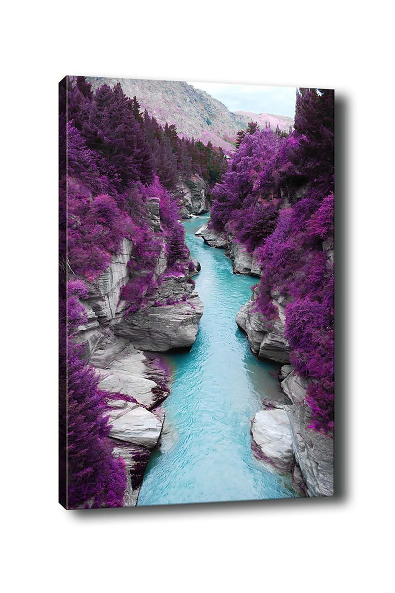Koristeellinen Canvastaulu 50x70 cm - Monivärinen - Sisustustuotteet - Taulu & taide - Canvas-taulu
