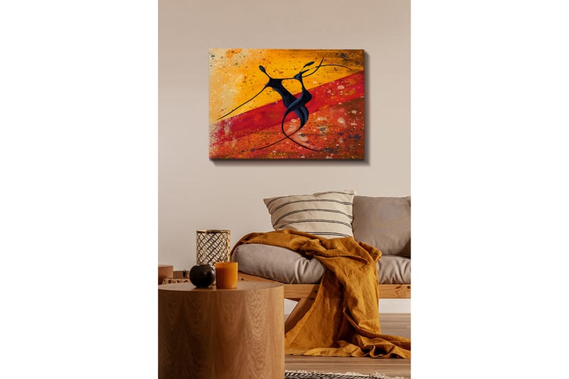 Koristeellinen Canvastaulu 50x70 cm - Monivärinen - Sisustustuotteet - Taulu & taide - Canvas-taulu