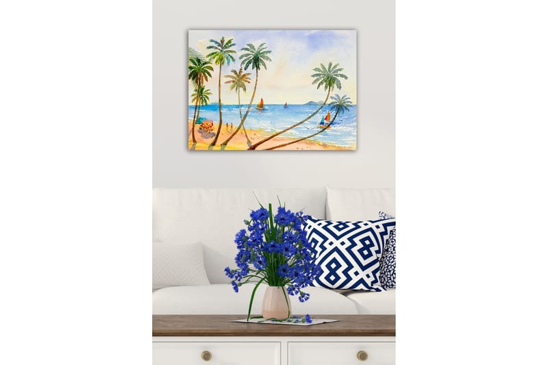 Koristeellinen Canvastaulu 50x70 cm - Monivärinen - Sisustustuotteet - Taulu & taide - Canvas-taulu