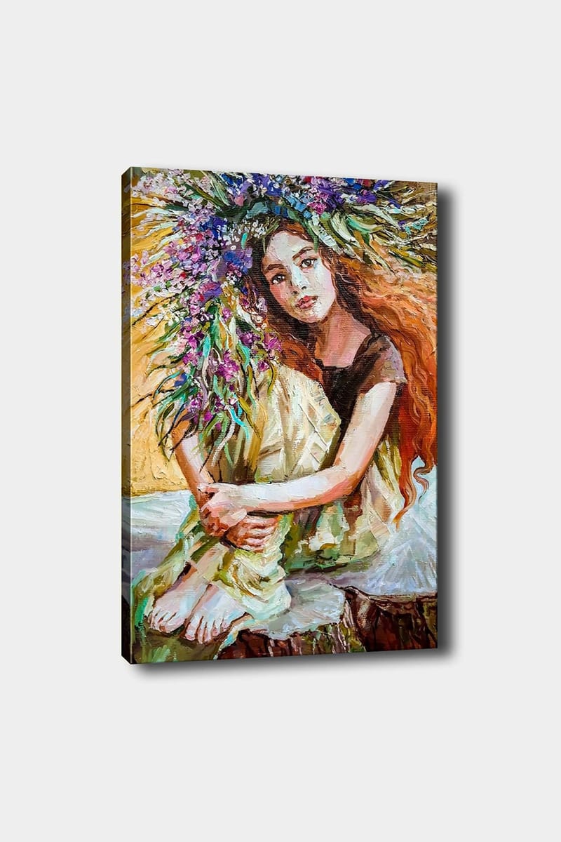 Koristeellinen Canvastaulu 50x70 cm - Monivärinen - Sisustustuotteet - Taulu & taide - Canvas-taulu