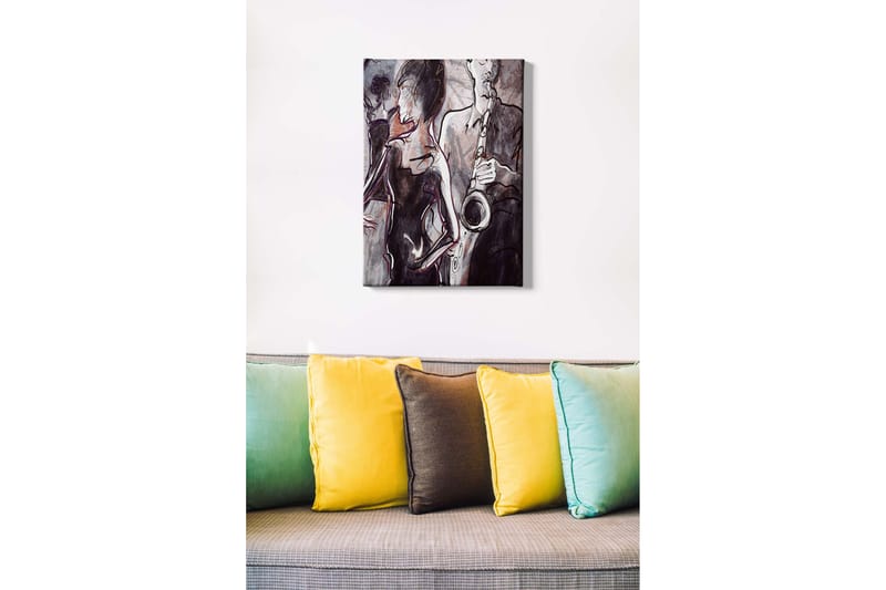 Koristeellinen Canvastaulu 50x70 cm - Monivärinen - Sisustustuotteet - Taulu & taide - Canvas-taulu