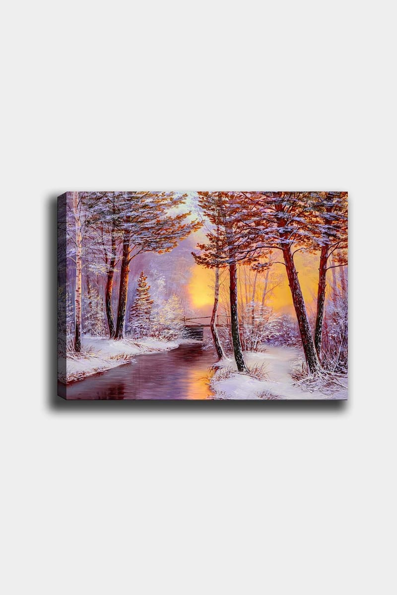 Koristeellinen Canvastaulu 50x70 cm - Monivärinen - Sisustustuotteet - Taulu & taide - Canvas-taulu