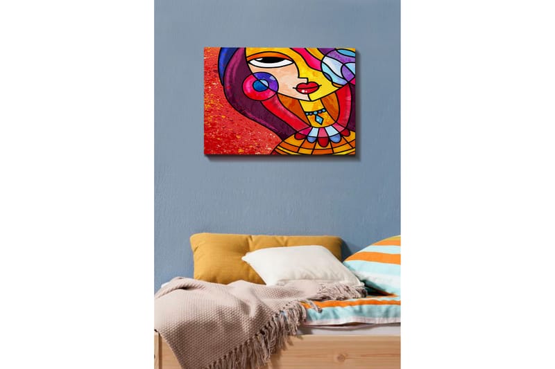 Koristeellinen Canvastaulu 50x70 cm - Monivärinen - Sisustustuotteet - Taulu & taide - Canvas-taulu