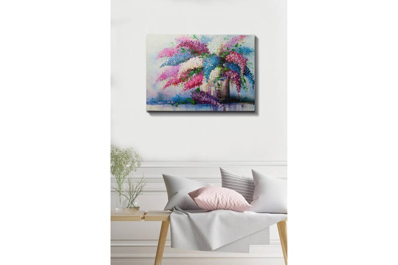 Koristeellinen Canvastaulu 50x70 cm - Monivärinen - Sisustustuotteet - Taulu & taide - Canvas-taulu