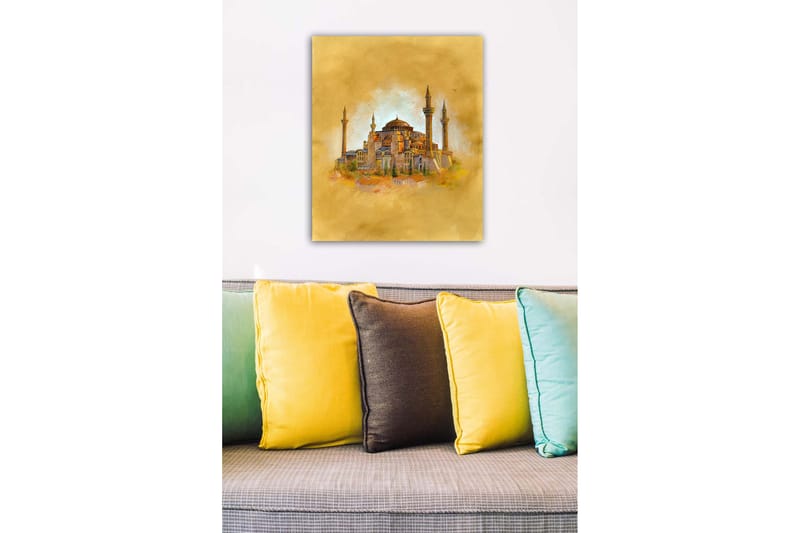 Koristeellinen Canvastaulu 50x70 cm - Monivärinen - Sisustustuotteet - Taulu & taide - Canvas-taulu