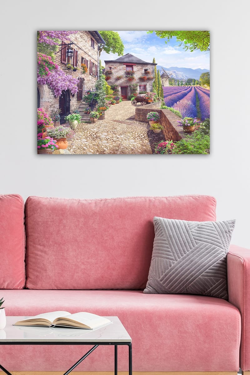 Koristeellinen Canvastaulu 50x70 cm - Monivärinen - Sisustustuotteet - Taulu & taide - Canvas-taulu