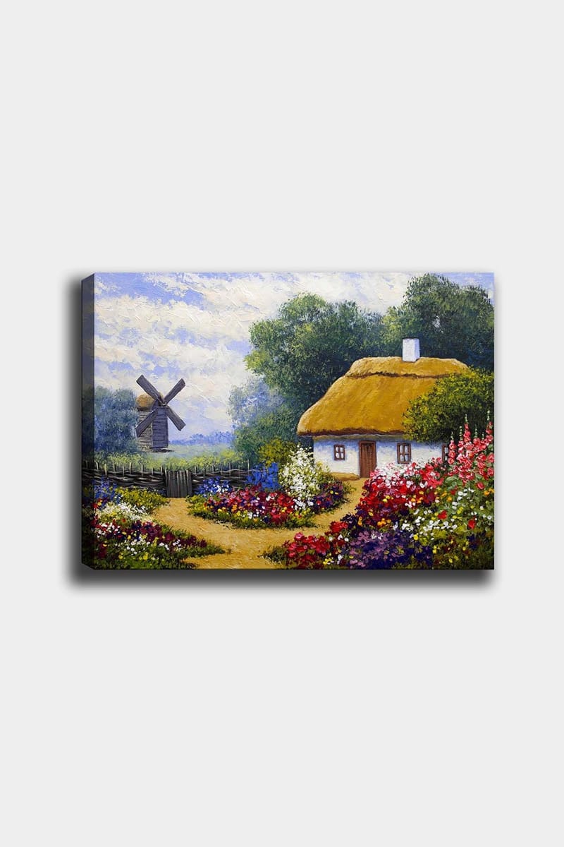 Koristeellinen Canvastaulu 50x70 cm - Monivärinen - Sisustustuotteet - Taulu & taide - Canvas-taulu