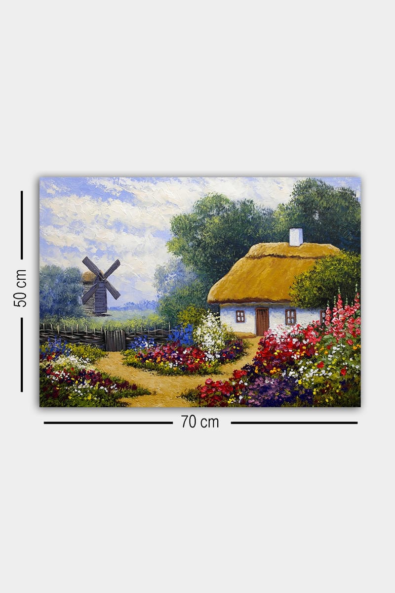 Koristeellinen Canvastaulu 50x70 cm - Monivärinen - Sisustustuotteet - Taulu & taide - Canvas-taulu