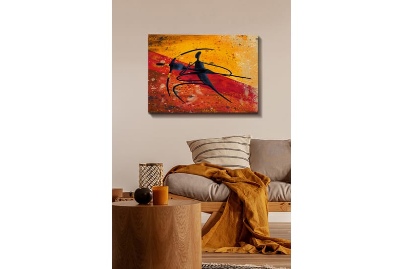 Koristeellinen Canvastaulu 50x70 cm - Monivärinen - Sisustustuotteet - Taulu & taide - Canvas-taulu