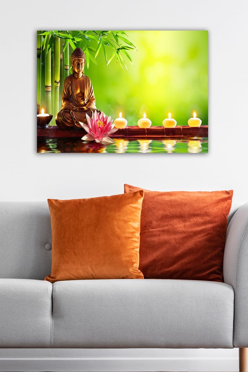 Koristeellinen Canvastaulu 50x70 cm - Monivärinen - Sisustustuotteet - Taulu & taide - Canvas-taulu