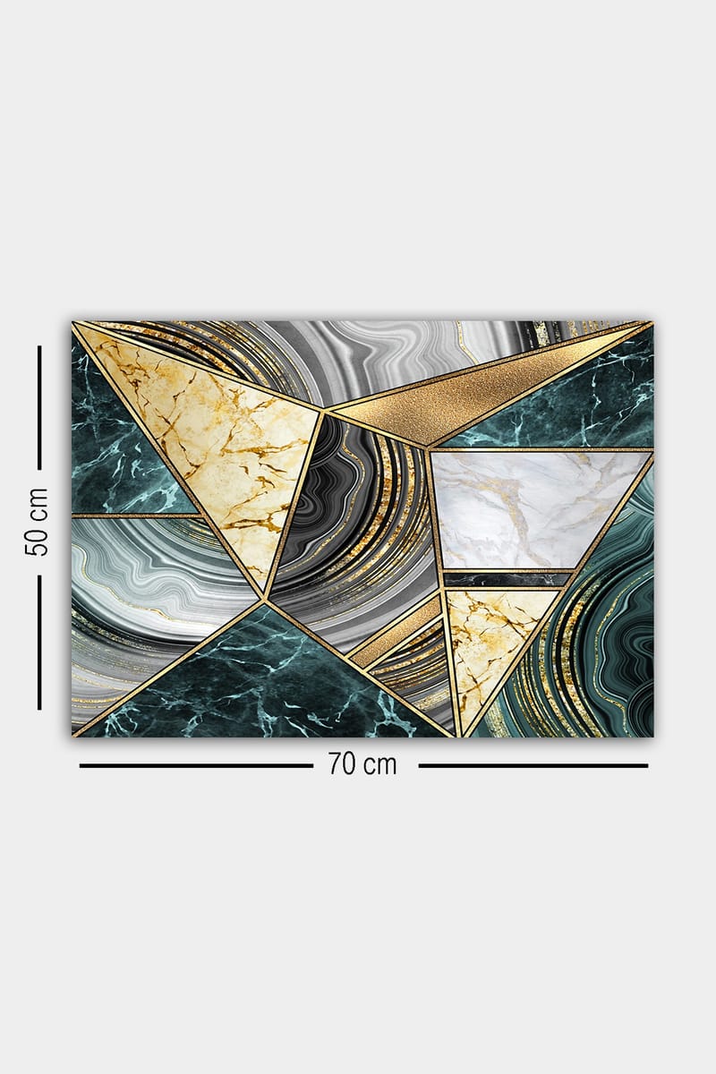 Koristeellinen Canvastaulu 50x70 cm - Monivärinen - Sisustustuotteet - Taulu & taide - Canvas-taulu