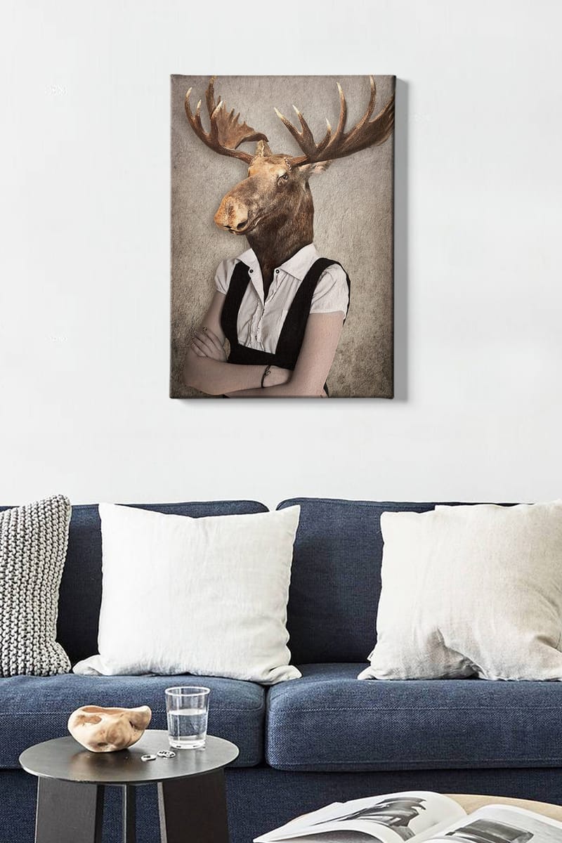 Koristeellinen Canvastaulu 50x70 cm - Monivärinen - Sisustustuotteet - Taulu & taide - Canvas-taulu