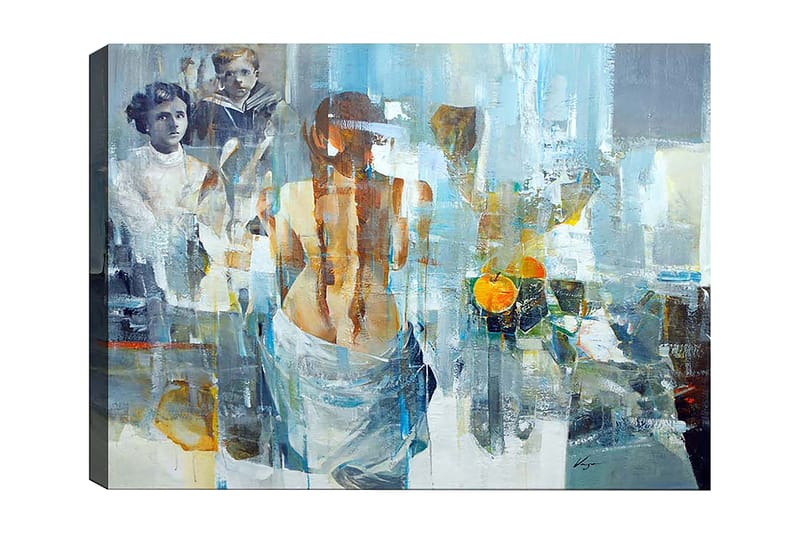 Koristeellinen Canvastaulu 50x70 cm - Monivärinen - Sisustustuotteet - Taulu & taide - Canvas-taulu