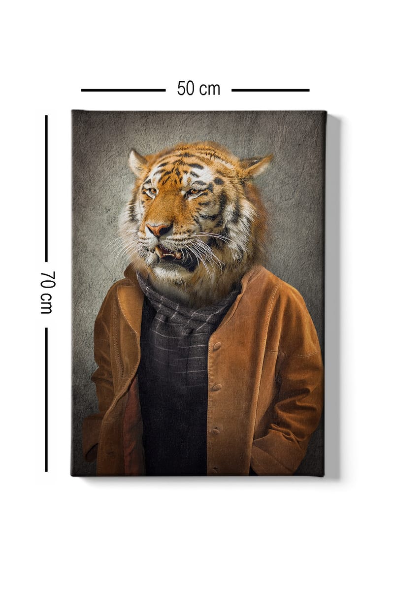 Koristeellinen Canvastaulu 50x70 cm - Monivärinen - Sisustustuotteet - Taulu & taide - Canvas-taulu