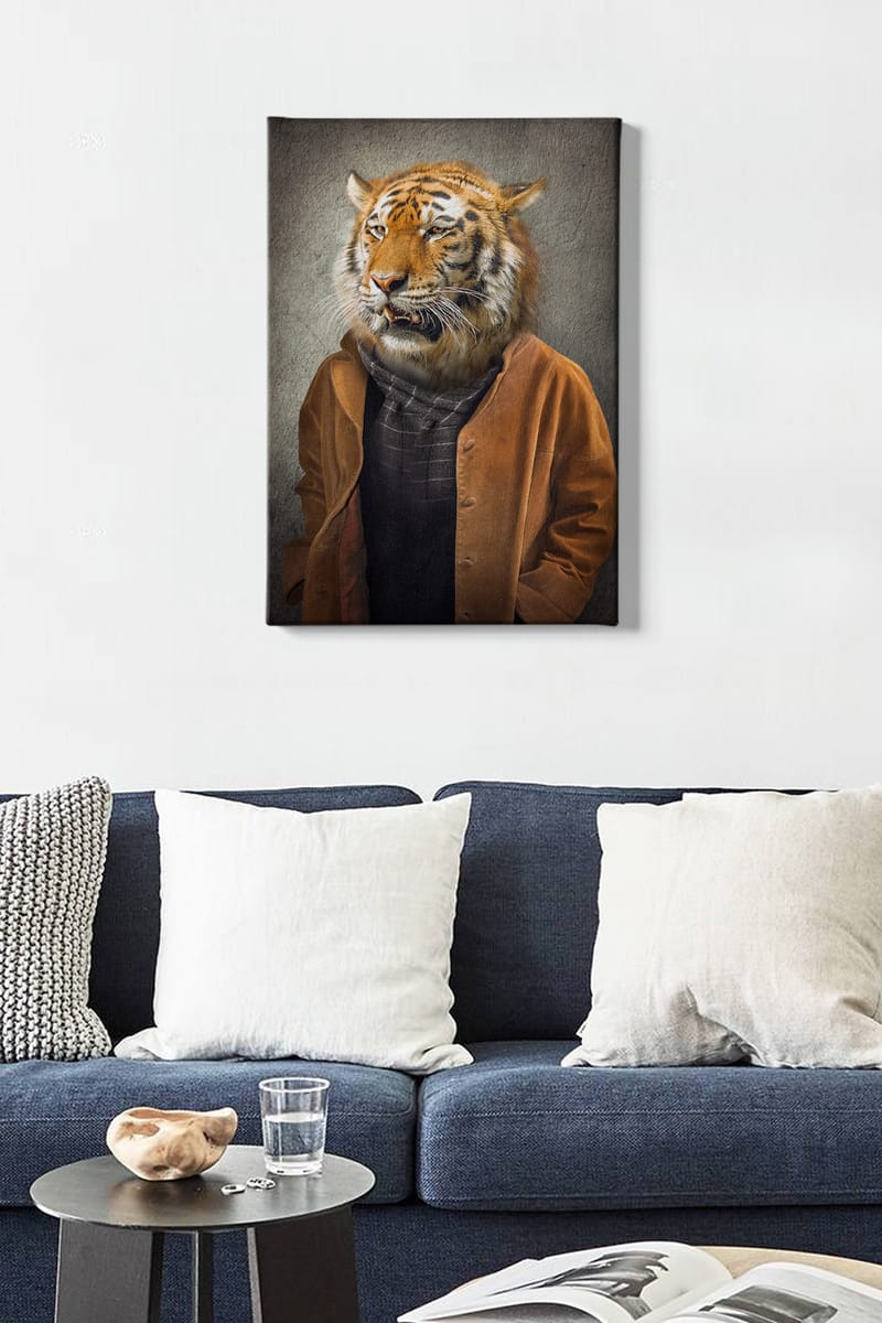 Koristeellinen Canvastaulu 50x70 cm - Monivärinen - Sisustustuotteet - Taulu & taide - Canvas-taulu