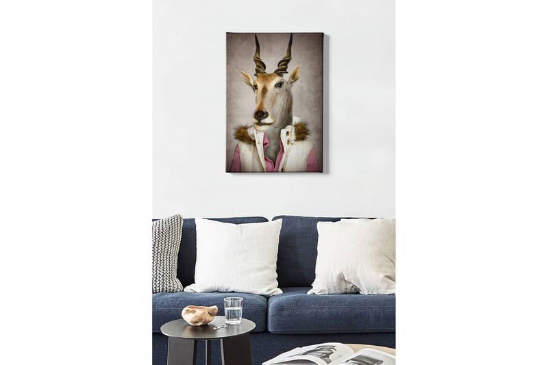 Koristeellinen Canvastaulu 50x70 cm - Monivärinen - Sisustustuotteet - Taulu & taide - Canvas-taulu