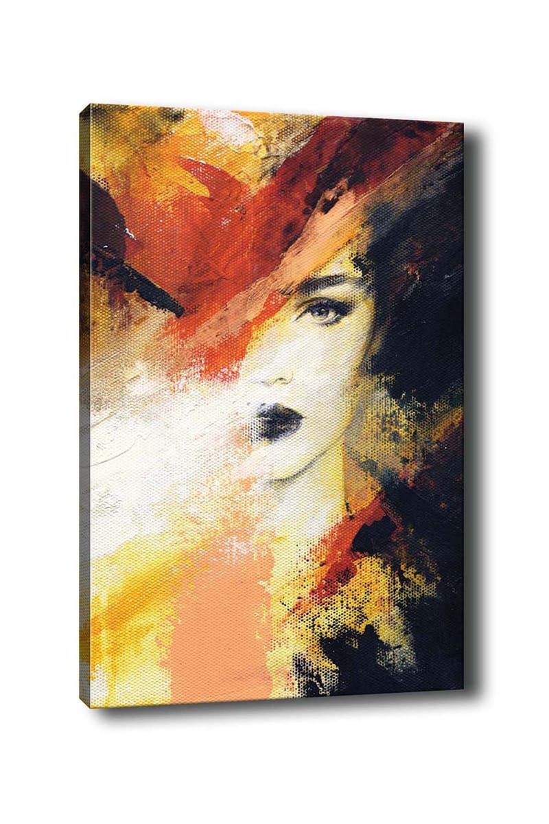 Koristeellinen Canvastaulu 50x70 cm - Monivärinen - Sisustustuotteet - Taulu & taide - Canvas-taulu