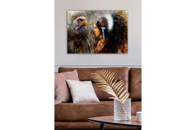 Koristeellinen Canvastaulu 50x70 cm - Monivärinen - Sisustustuotteet - Taulu & taide - Canvas-taulu