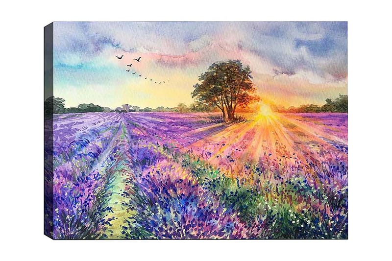 Koristeellinen Canvastaulu 50x70 cm - Monivärinen - Sisustustuotteet - Taulu & taide - Canvas-taulu