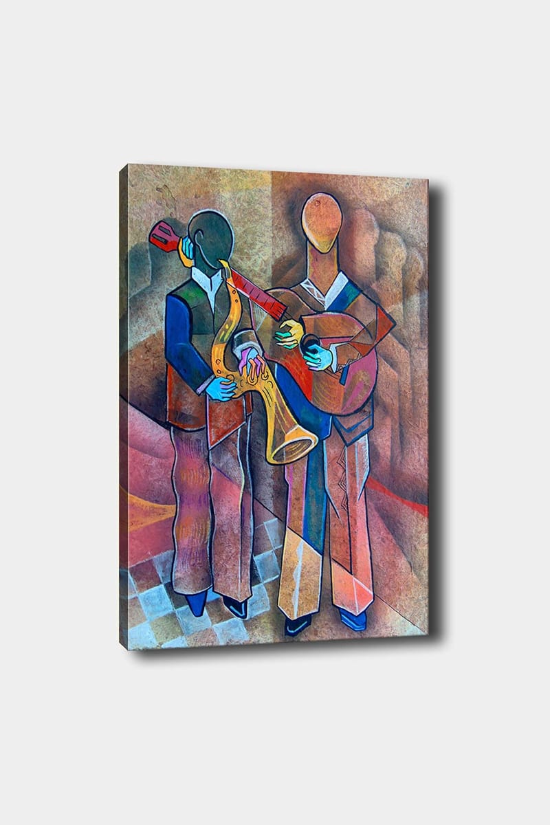 Koristeellinen Canvastaulu 50x70 cm - Monivärinen - Sisustustuotteet - Taulu & taide - Canvas-taulu
