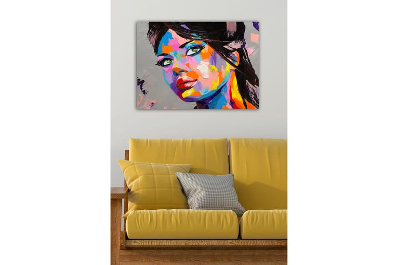 Koristeellinen Canvastaulu 50x70 cm - Monivärinen - Sisustustuotteet - Taulu & taide - Canvas-taulu