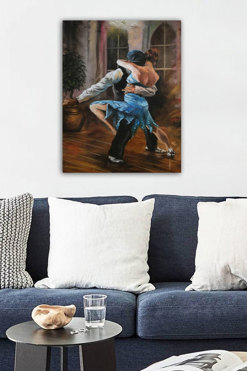 Koristeellinen Canvastaulu 50x70 cm - Monivärinen - Sisustustuotteet - Taulu & taide - Canvas-taulu