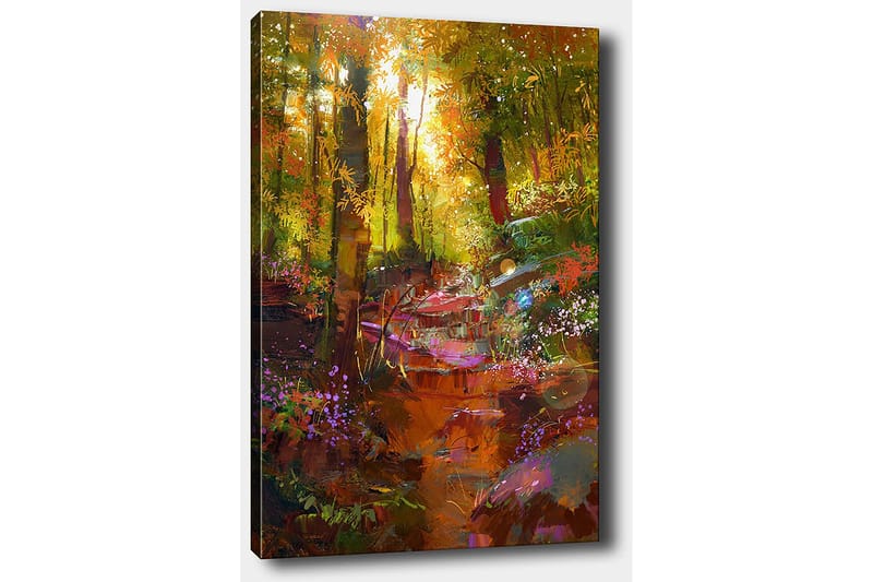Koristeellinen Canvastaulu 50x70 cm - Monivärinen - Sisustustuotteet - Taulu & taide - Canvas-taulu