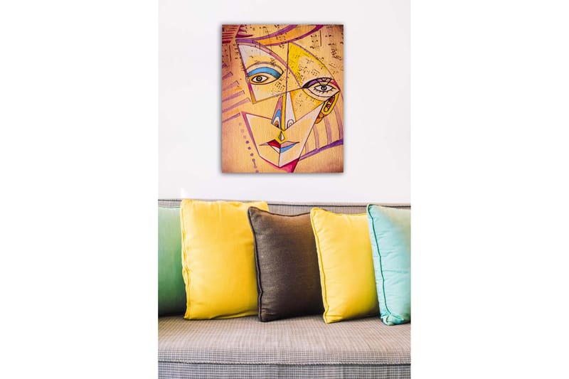 Koristeellinen Canvastaulu 50x70 cm - Monivärinen - Sisustustuotteet - Taulu & taide - Canvas-taulu