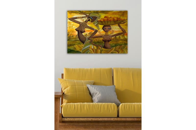 Koristeellinen Canvastaulu 50x70 cm - Monivärinen - Sisustustuotteet - Taulu & taide - Canvas-taulu