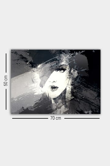 Koristeellinen Canvastaulu 50x70 cm - Monivärinen - Sisustustuotteet - Taulu & taide - Canvas-taulu