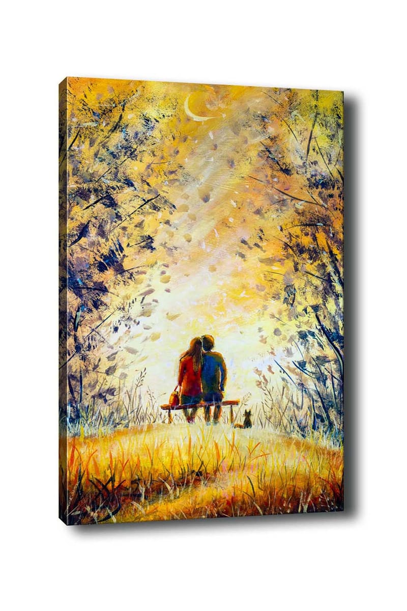 Koristeellinen Canvastaulu 50x70 cm - Monivärinen - Sisustustuotteet - Taulu & taide - Canvas-taulu