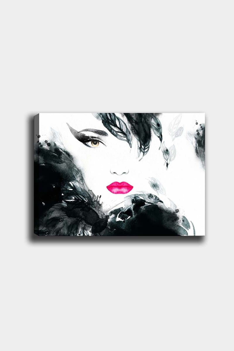 Koristeellinen Canvastaulu 50x70 cm - Monivärinen - Sisustustuotteet - Taulu & taide - Canvas-taulu
