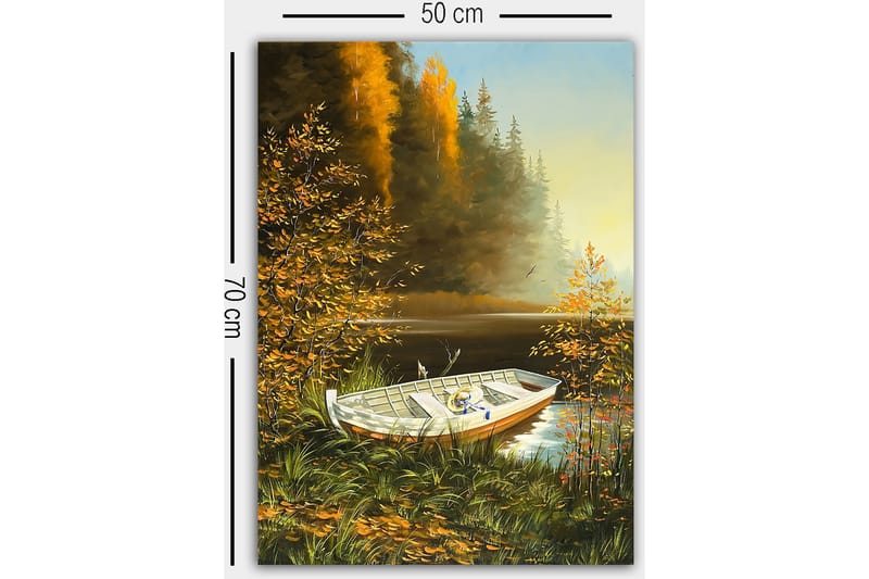 Koristeellinen Canvastaulu 50x70 cm - Monivärinen - Sisustustuotteet - Taulu & taide - Canvas-taulu