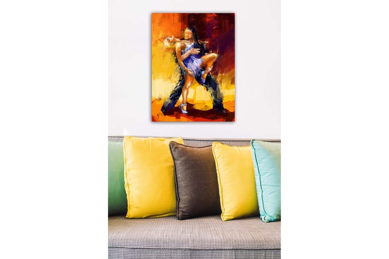 Koristeellinen Canvastaulu 50x70 cm - Monivärinen - Sisustustuotteet - Taulu & taide - Canvas-taulu