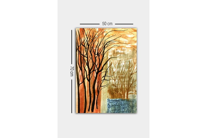 Koristeellinen Canvastaulu 50x70 cm - Monivärinen - Sisustustuotteet - Taulu & taide - Canvas-taulu
