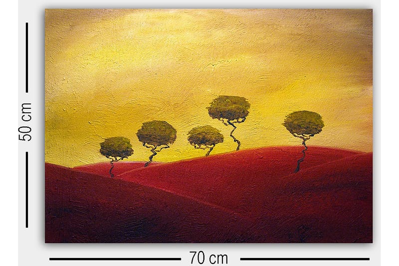 Koristeellinen Canvastaulu 50x70 cm - Monivärinen - Sisustustuotteet - Taulu & taide - Canvas-taulu