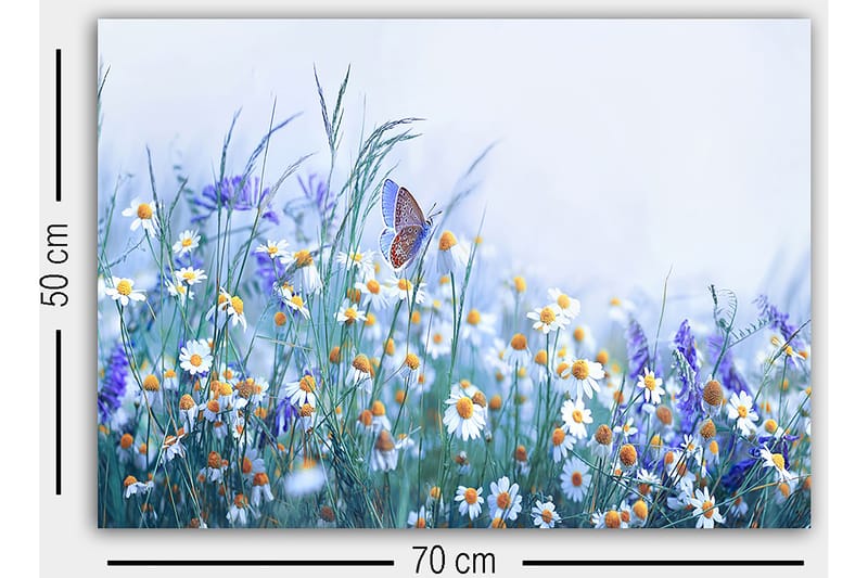 Koristeellinen Canvastaulu 50x70 cm - Monivärinen - Sisustustuotteet - Taulu & taide - Canvas-taulu