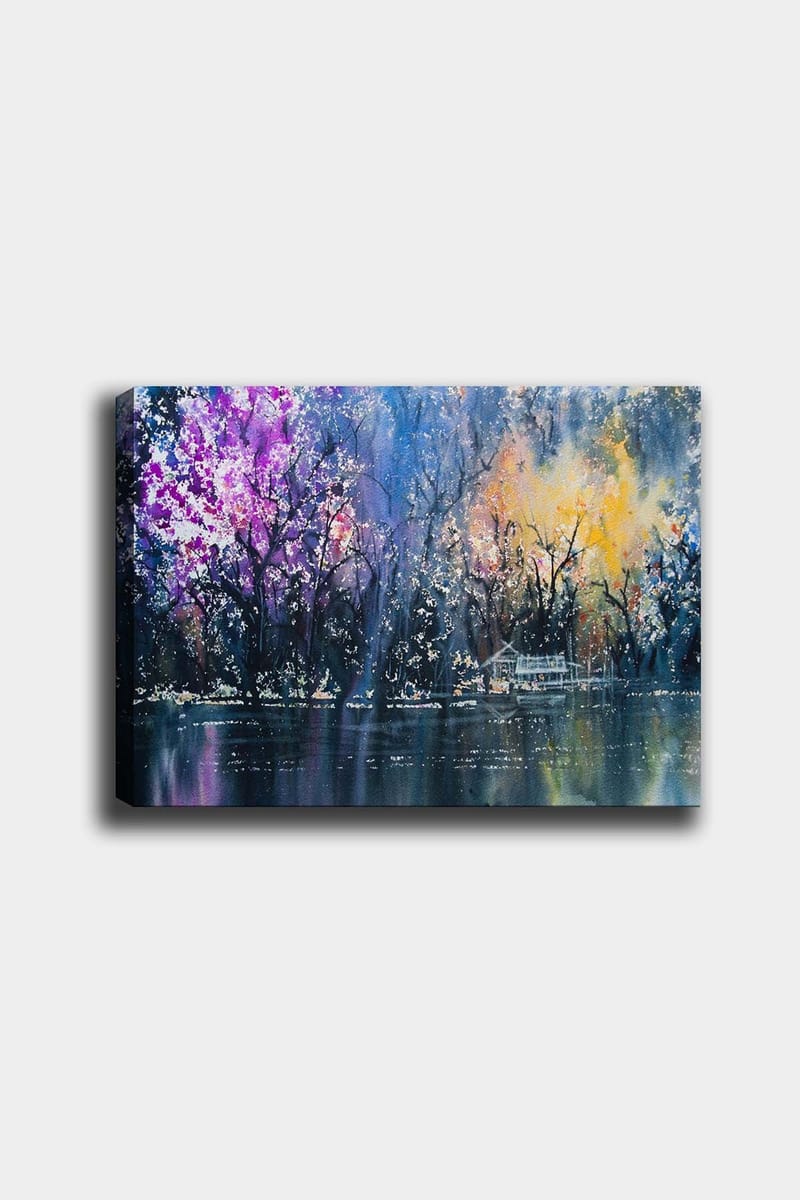Koristeellinen Canvastaulu 50x70 cm - Monivärinen - Sisustustuotteet - Taulu & taide - Canvas-taulu