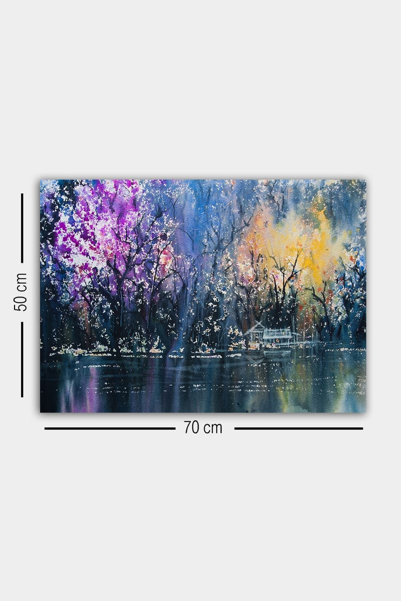Koristeellinen Canvastaulu 50x70 cm - Monivärinen - Sisustustuotteet - Taulu & taide - Canvas-taulu