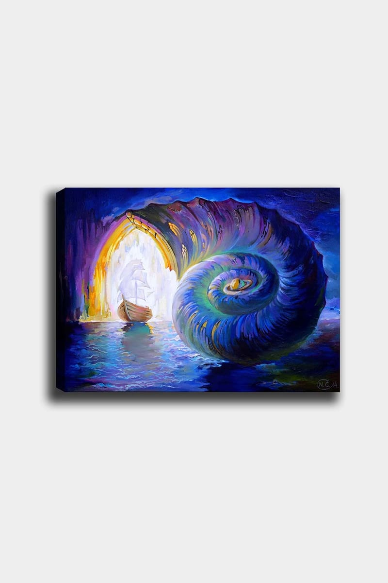 Koristeellinen Canvastaulu 50x70 cm - Monivärinen - Sisustustuotteet - Taulu & taide - Canvas-taulu