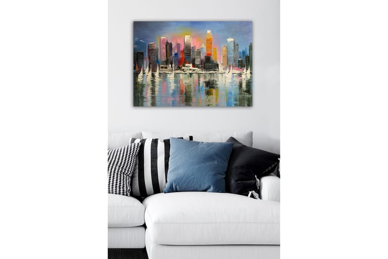 Koristeellinen Canvastaulu 50x70 cm - Monivärinen - Sisustustuotteet - Taulu & taide - Canvas-taulu