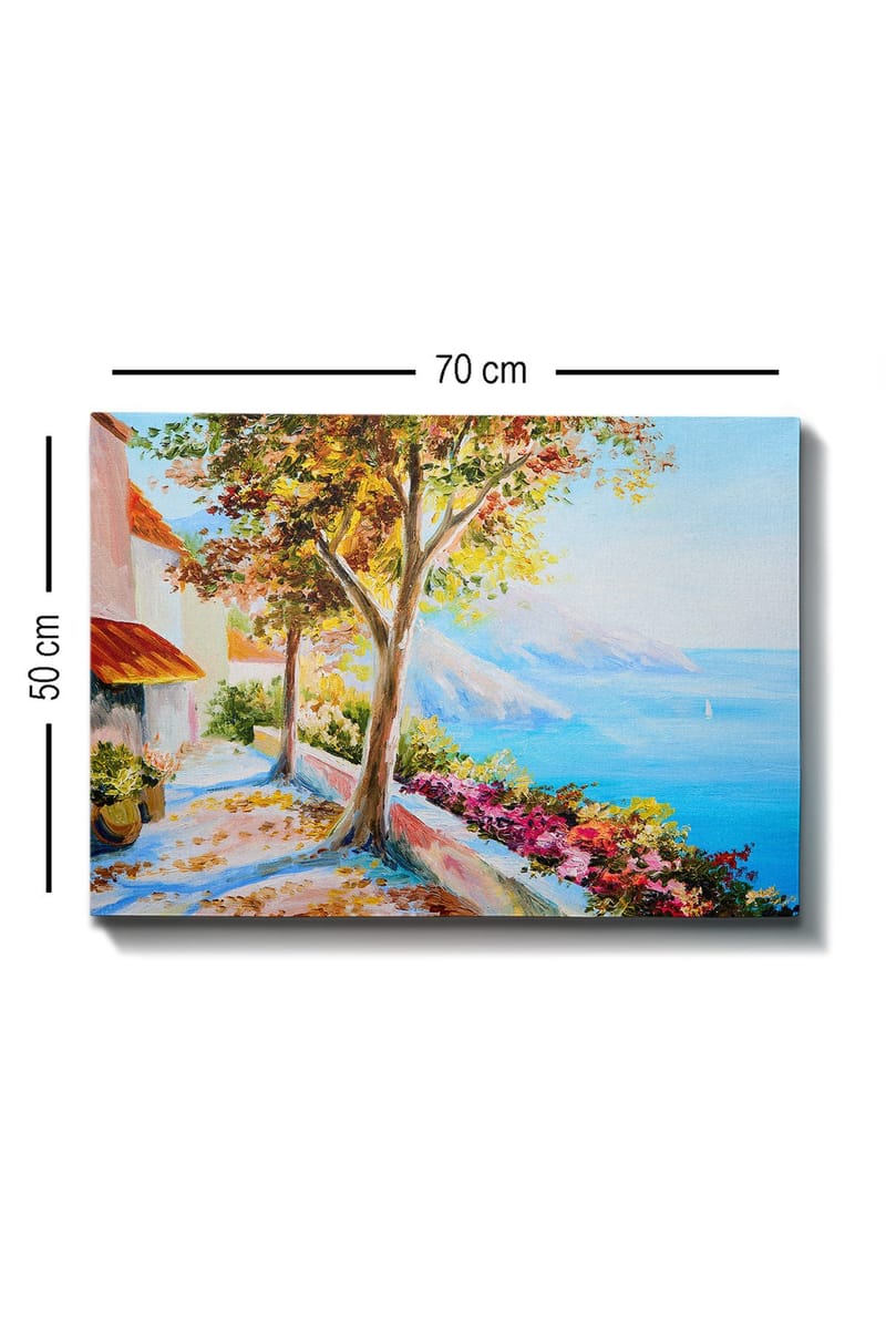 Koristeellinen Canvastaulu 50x70 cm - Monivärinen - Sisustustuotteet - Taulu & taide - Canvas-taulu