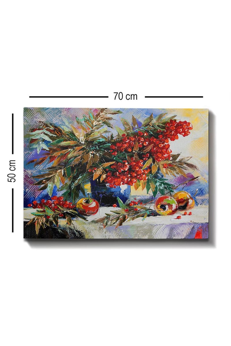 Koristeellinen Canvastaulu 50x70 cm - Monivärinen - Sisustustuotteet - Taulu & taide - Canvas-taulu