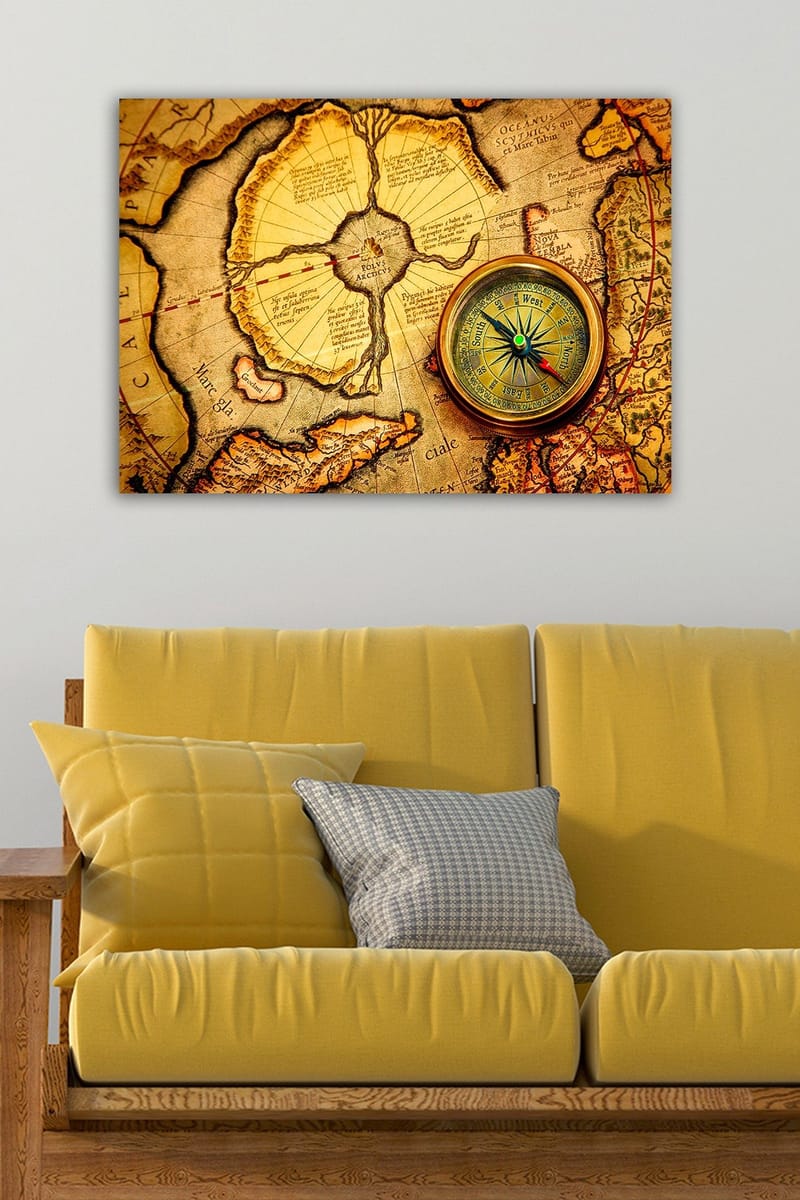 Koristeellinen Canvastaulu 50x70 cm - Monivärinen - Sisustustuotteet - Taulu & taide - Canvas-taulu