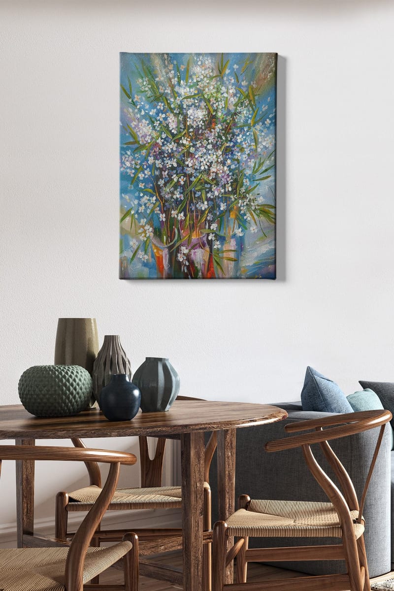 Koristeellinen Canvastaulu 50x70 cm - Monivärinen - Sisustustuotteet - Taulu & taide - Canvas-taulu