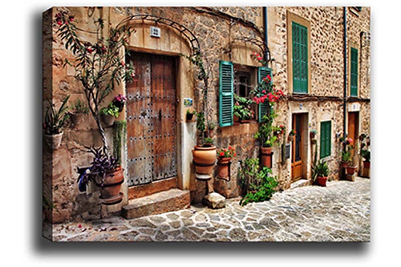 Koristeellinen Canvastaulu 50x70 cm - Monivärinen - Sisustustuotteet - Taulu & taide - Canvas-taulu